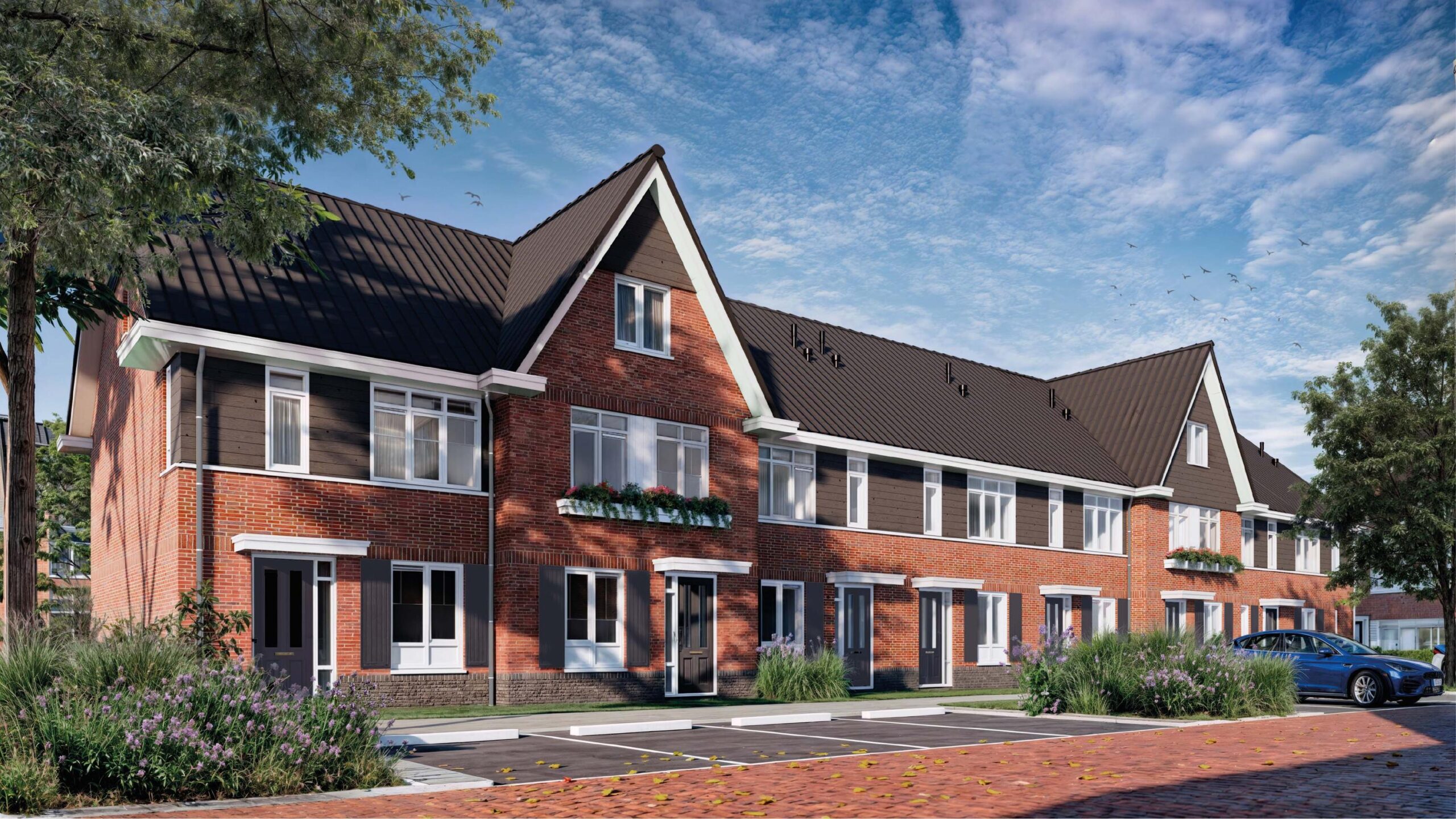 Familiewoning 222-229 AI exterieur klein formaat Boomgaerde, M