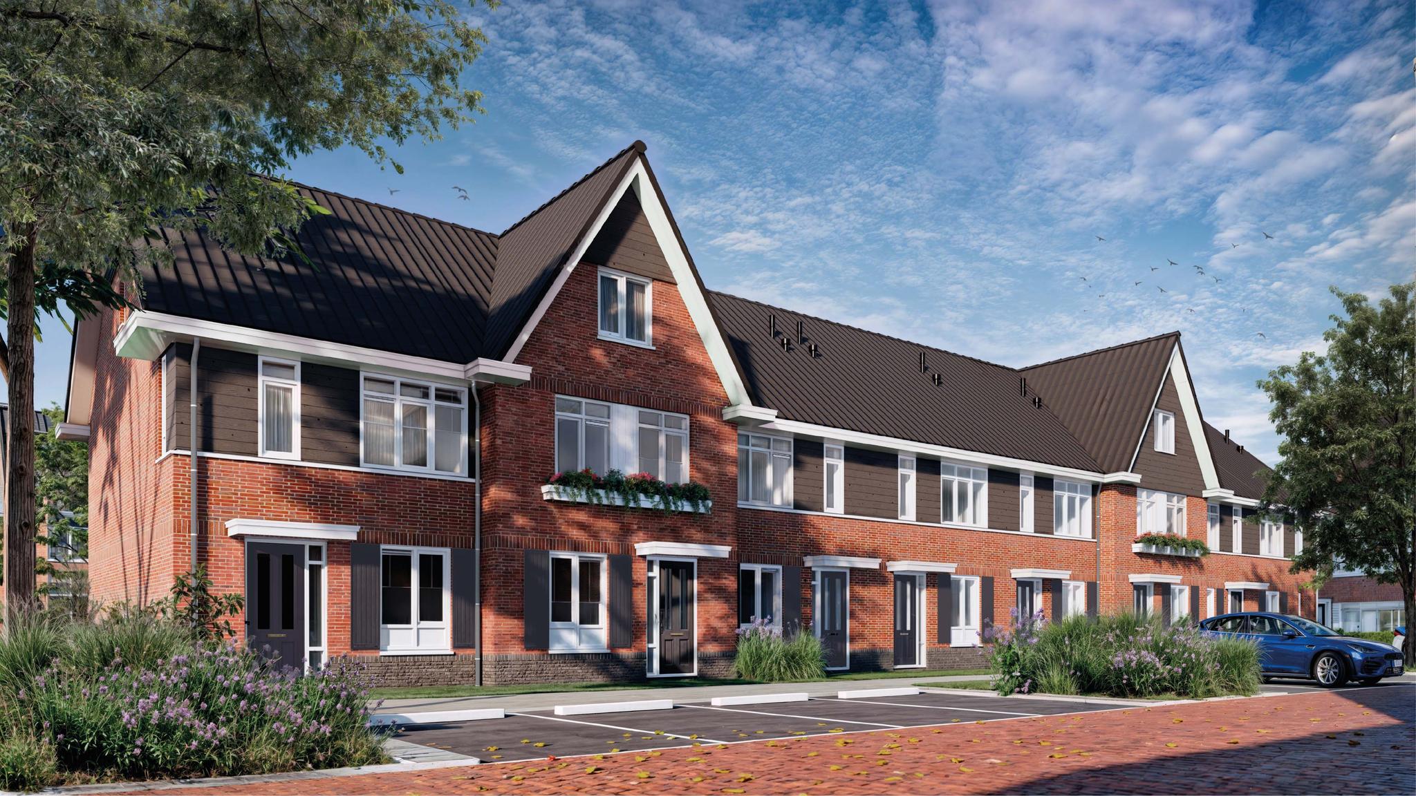 Familiewoning 222-229 AI exterieur klein formaat Boomgaerde, M