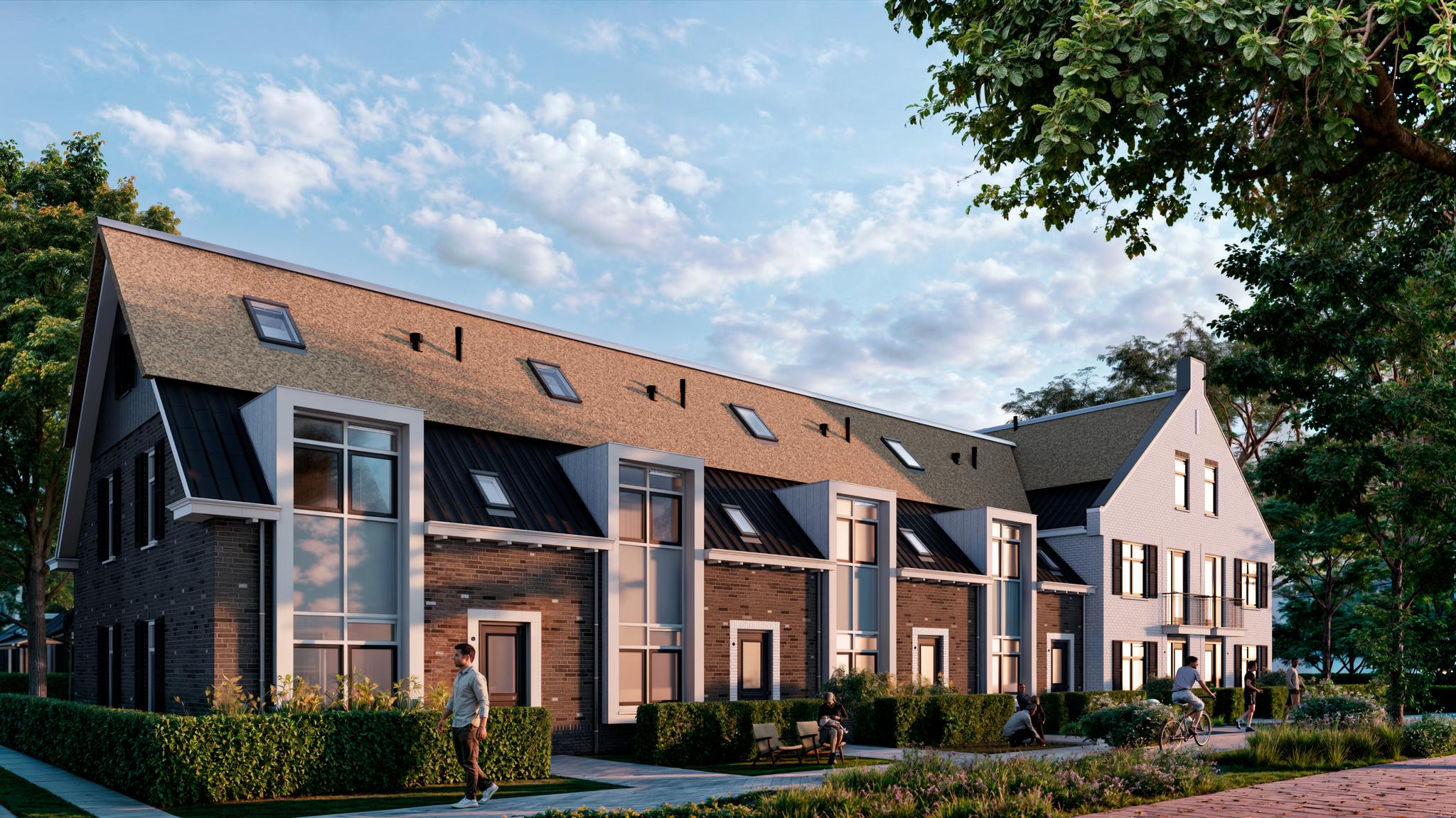 Herenboerderij bnr 244-249 AI exterieur 1 Boomgaerde, Monster